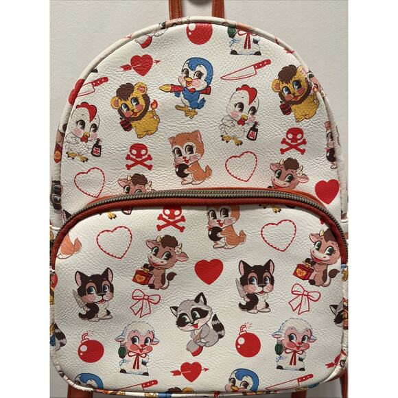 Funko Villainous Valentine Mini Backpack Kitsch Animal Alternative Loungefly - Picture 2 of 8